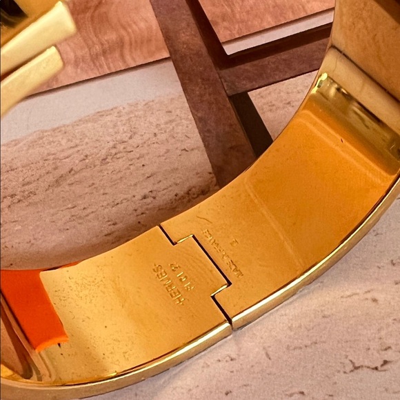 Enamel Hermès Wide Clic Clac H Bracelet PM Black - Picture 3 of 3